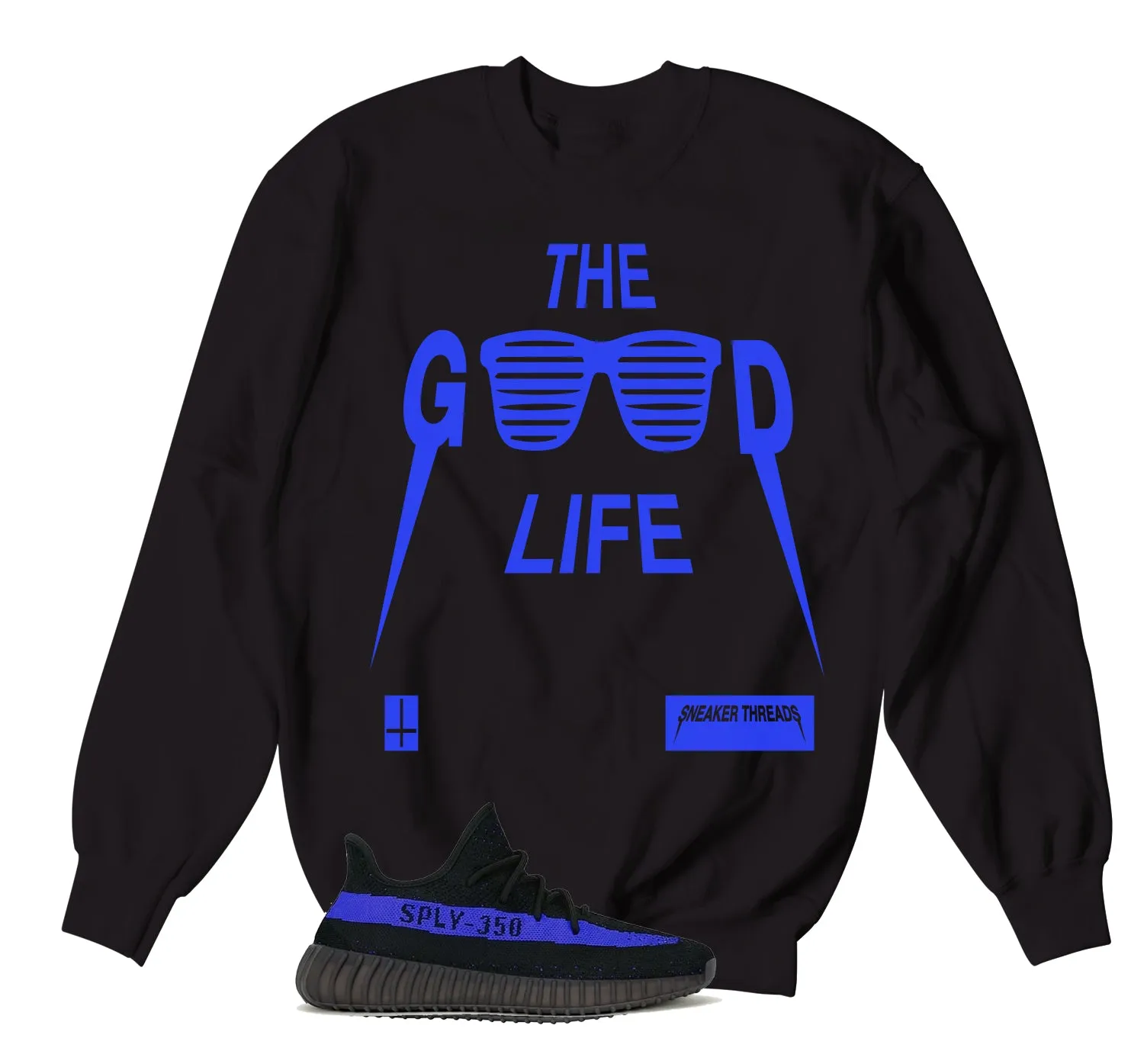 350 Dazzling Blue Good Life Sweater