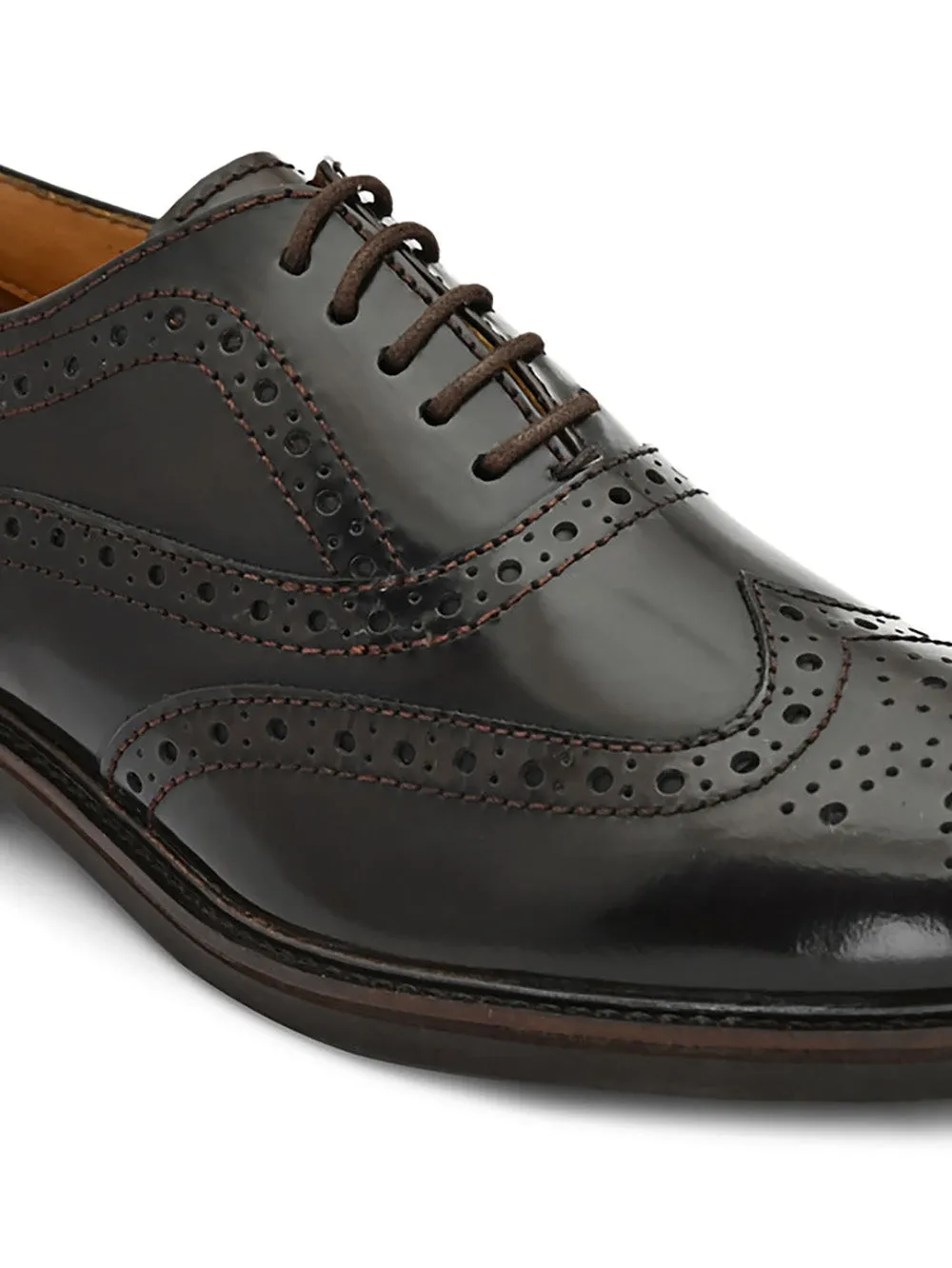 Alberto Torresi Mens Sebestian Wing-Tip Brogue Shoes For Men