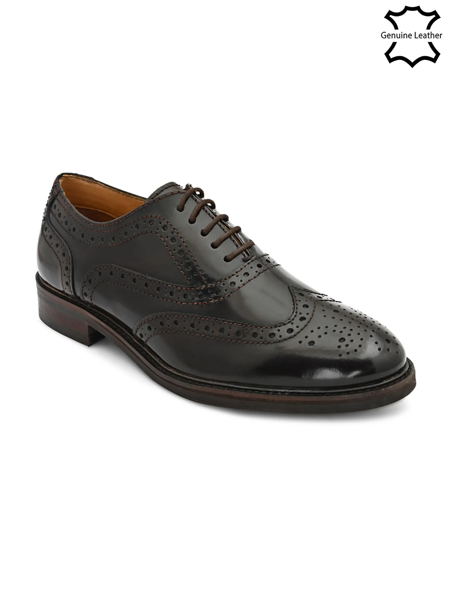 Alberto Torresi Mens Sebestian Wing-Tip Brogue Shoes For Men