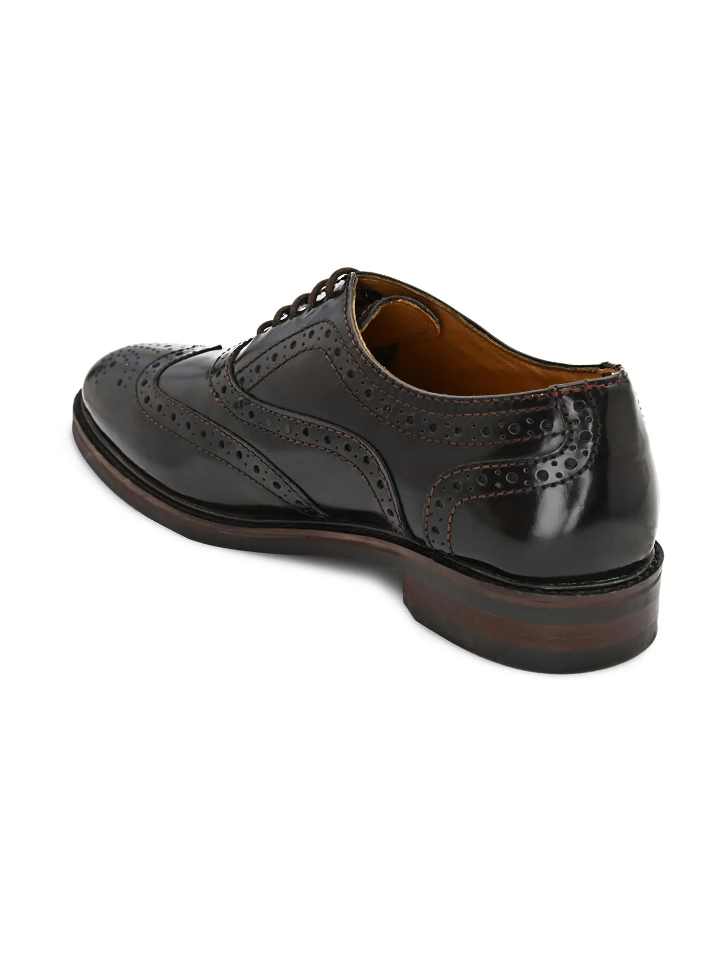 Alberto Torresi Mens Sebestian Wing-Tip Brogue Shoes For Men