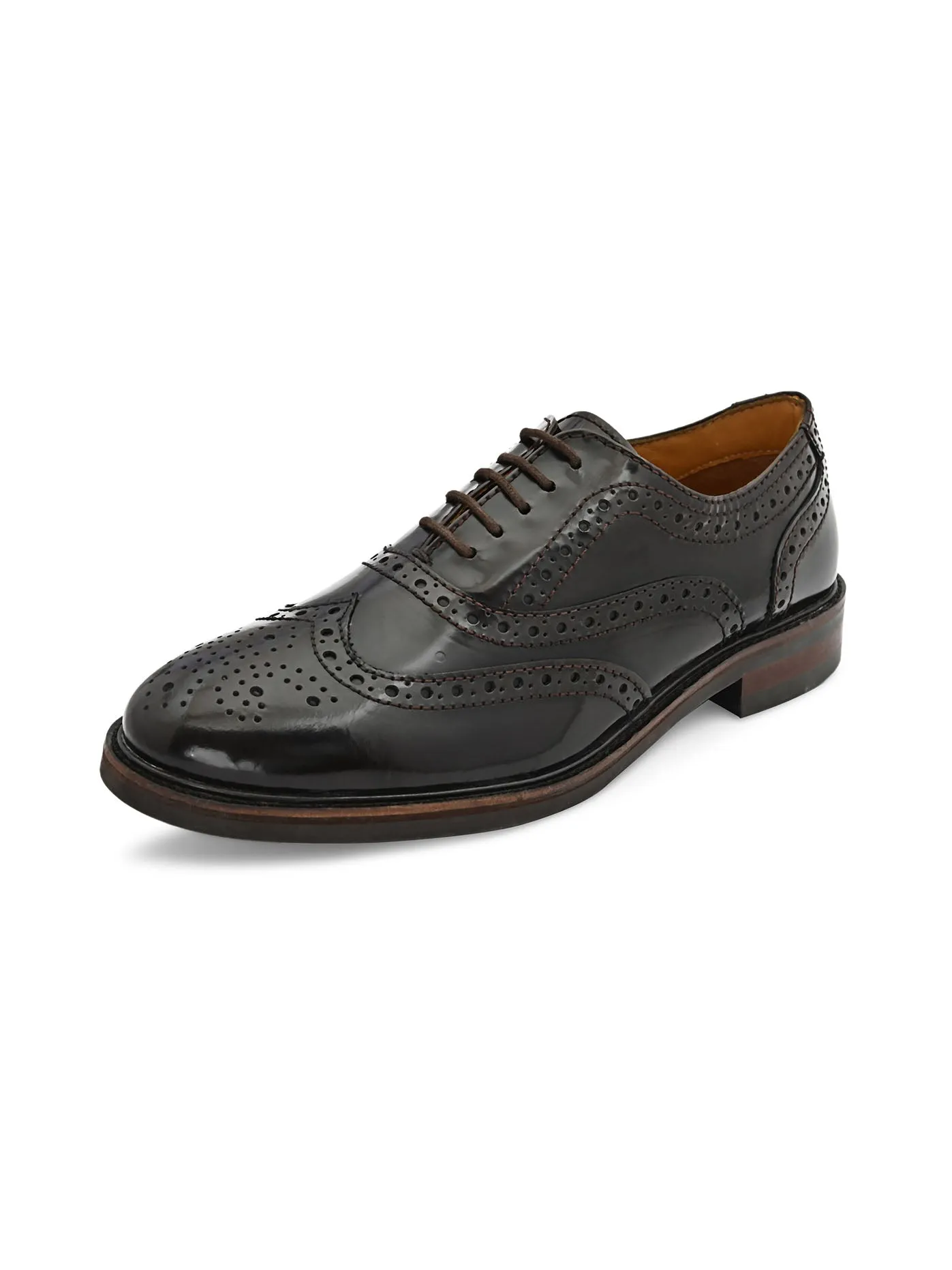 Alberto Torresi Mens Sebestian Wing-Tip Brogue Shoes For Men