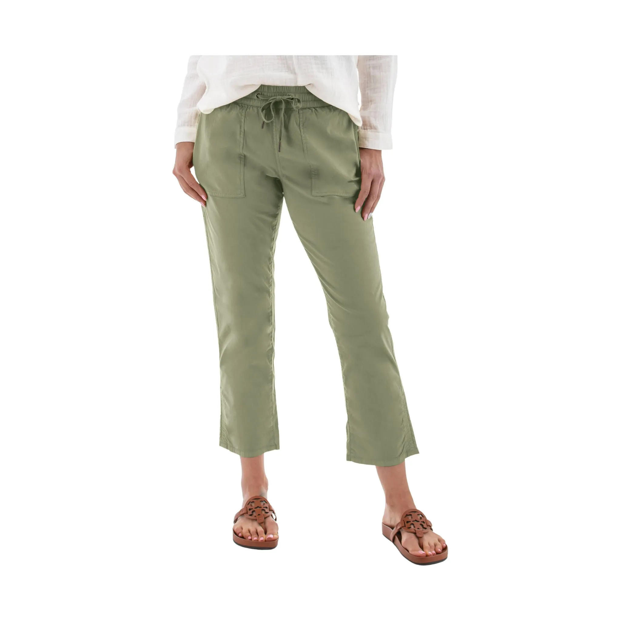 Aventura Women's Ballard Ankle Pant - Oil Green