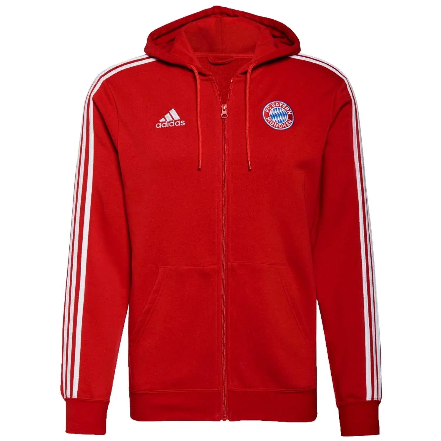 Bayern Munich Casual 3S hooded presentation tracksuit 2021/22 - Adidas