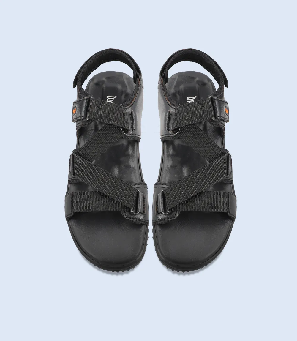 BM4537-BLACK-Men Sandal