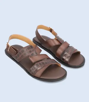 BM4854-DARKBROWN-Men Sandal