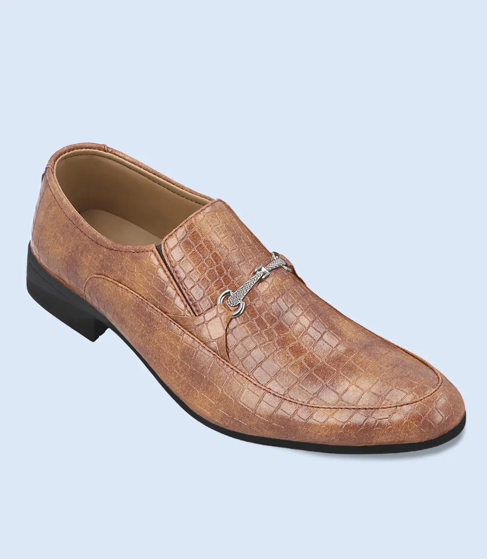 BM5120-TAN-Men Formal Slip-on's