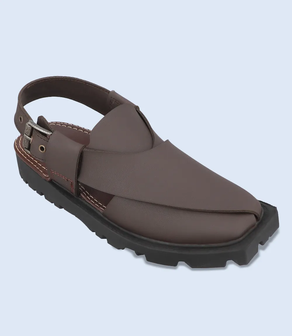 BM5417-BROWN-Men Peshawari's