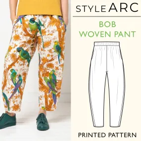 Bob Woven Pants by Style Arc, US Sizes 0-26