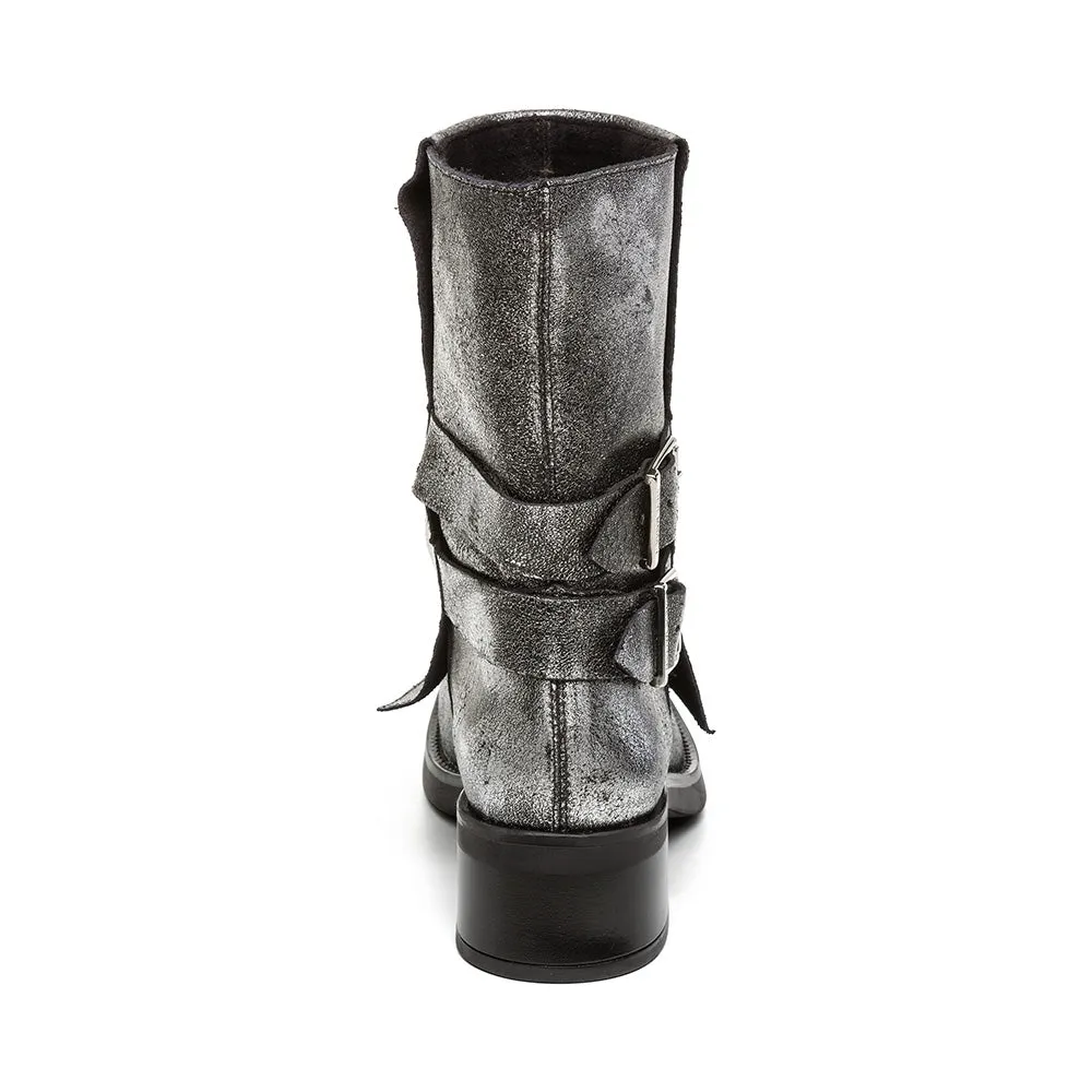 Bonfire Boots SILVER LEATHER