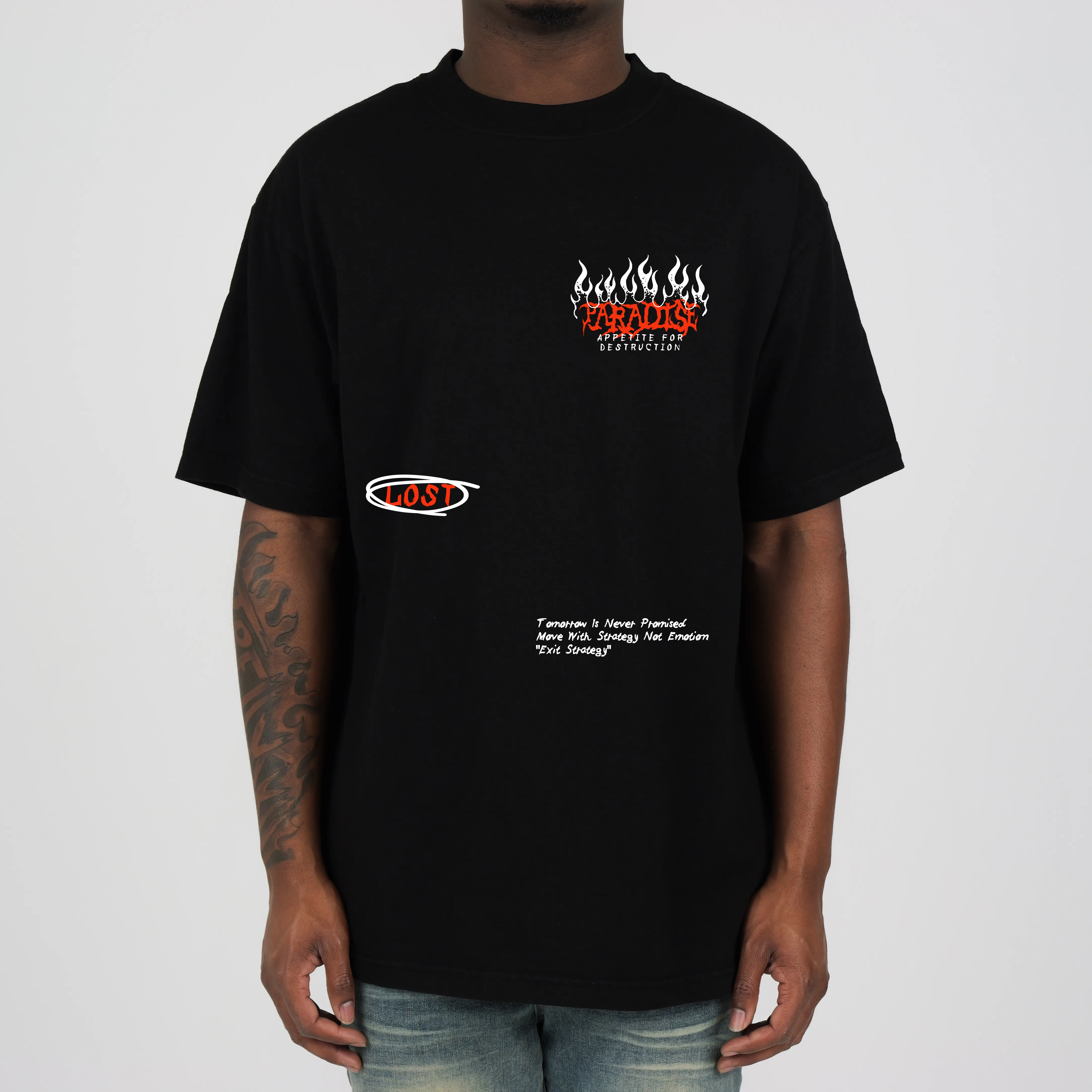 CAVALRY PREM TEE BLACK