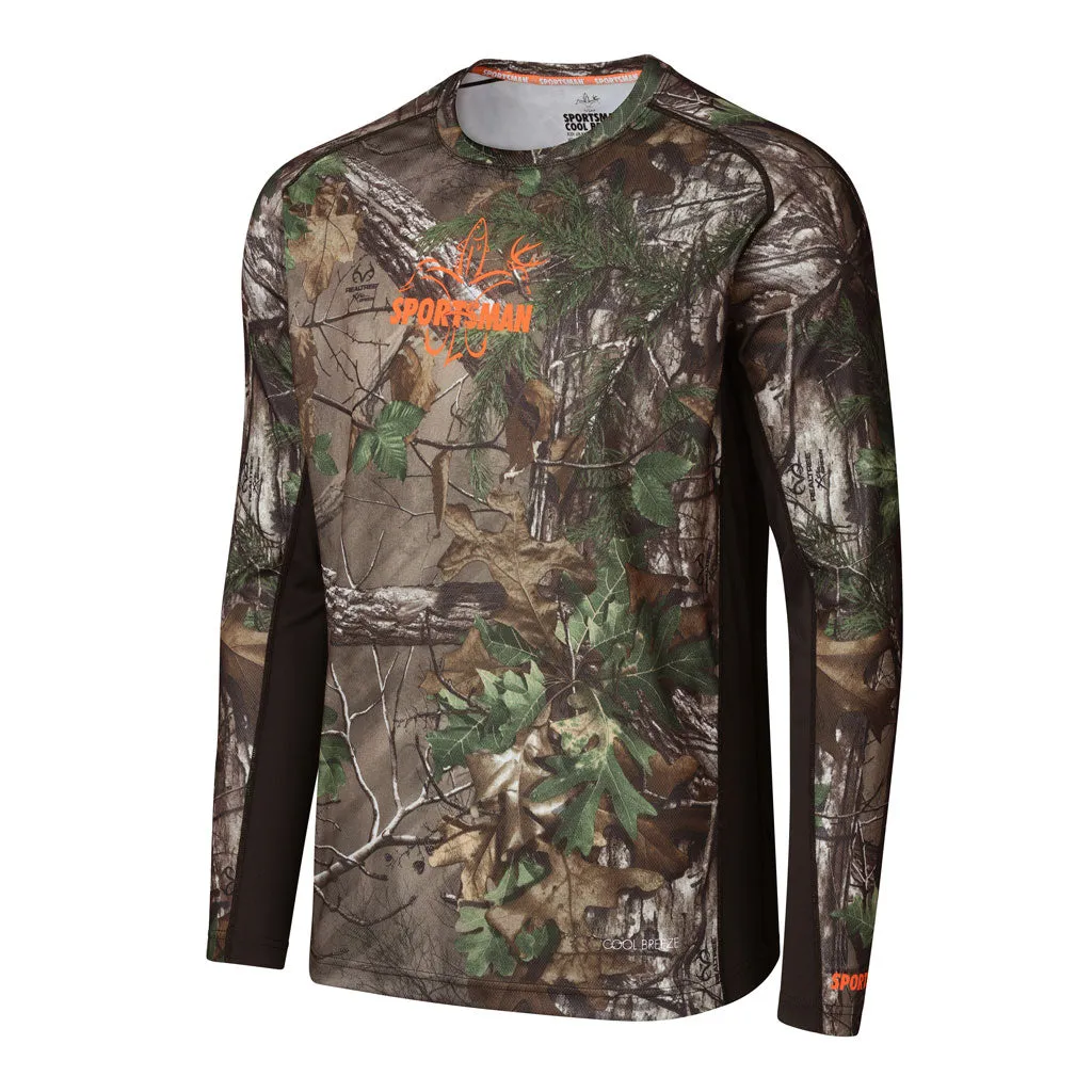 Cool Breeze Pro: Lightweight Breathable Camo Long Sleeve Fishing Shirt for Ultimate Comfort and Performance