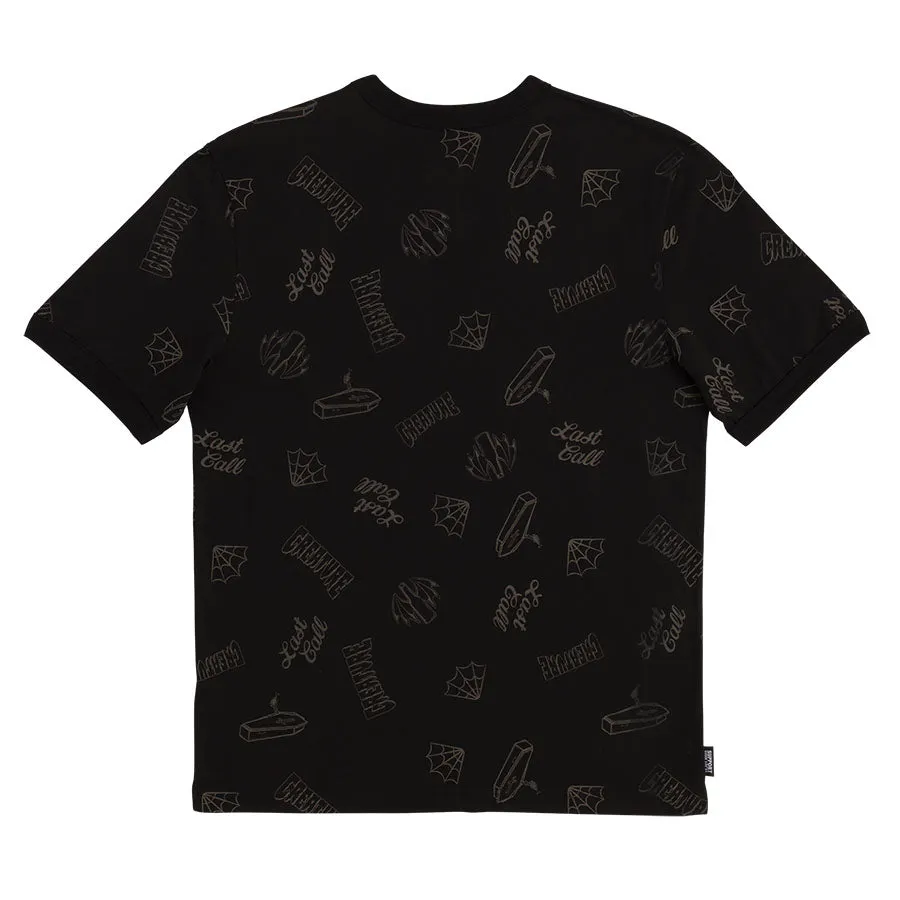 Creature Last Call Ringer Tee Black