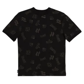 Creature Last Call Ringer Tee Black