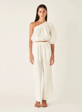 Esmaee La Vista Pant - White