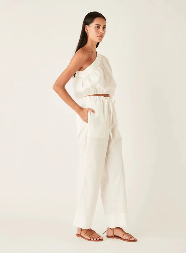 Esmaee La Vista Pant - White