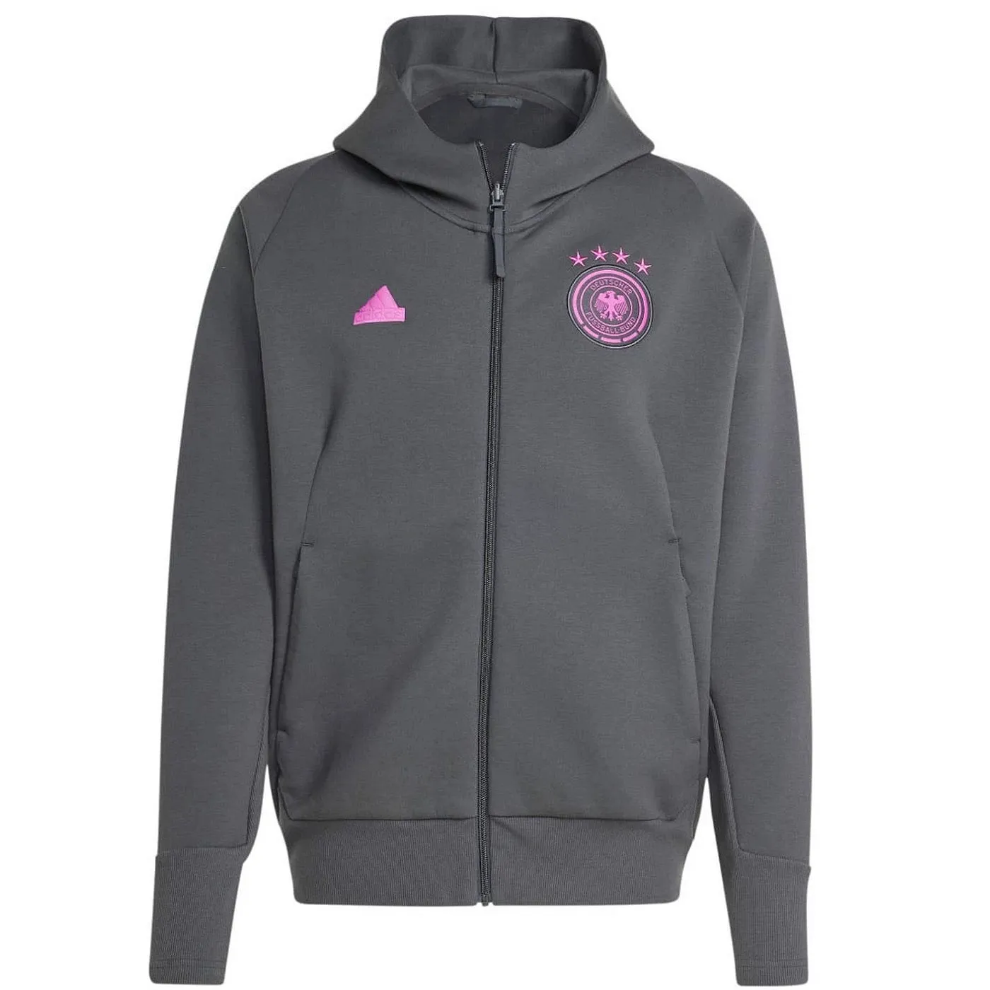 Germany Casual Travel hooded presentation tracksuit 2024/25 - Adidas