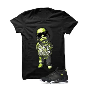 Jordan 14 Indiglo Black T Shirt (Big Poppa)