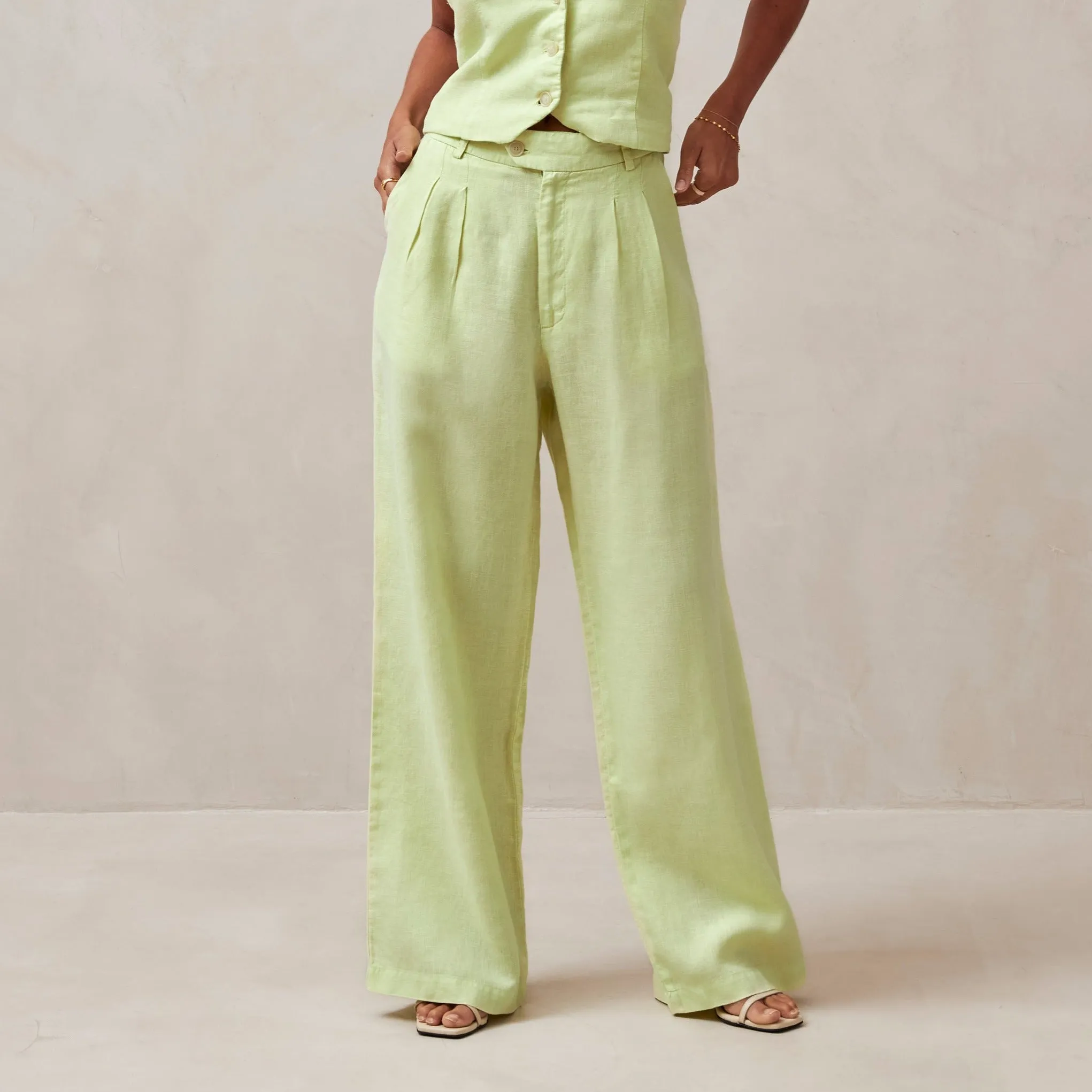 Kaede Green Pants