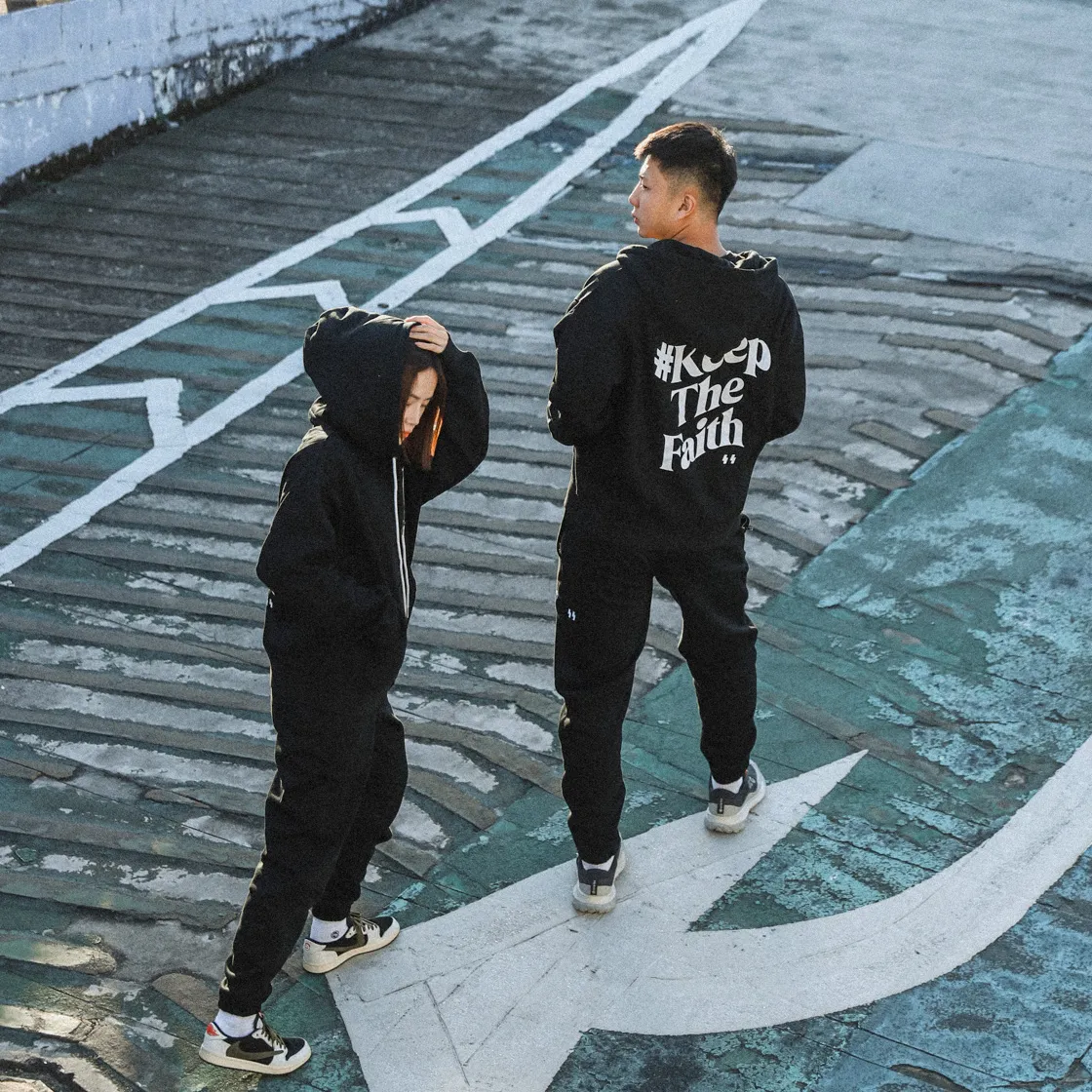 KICKSTAGE #KEEP THE FAITH SWEATSUIT HOODIE PANTS [KS189][KS190]