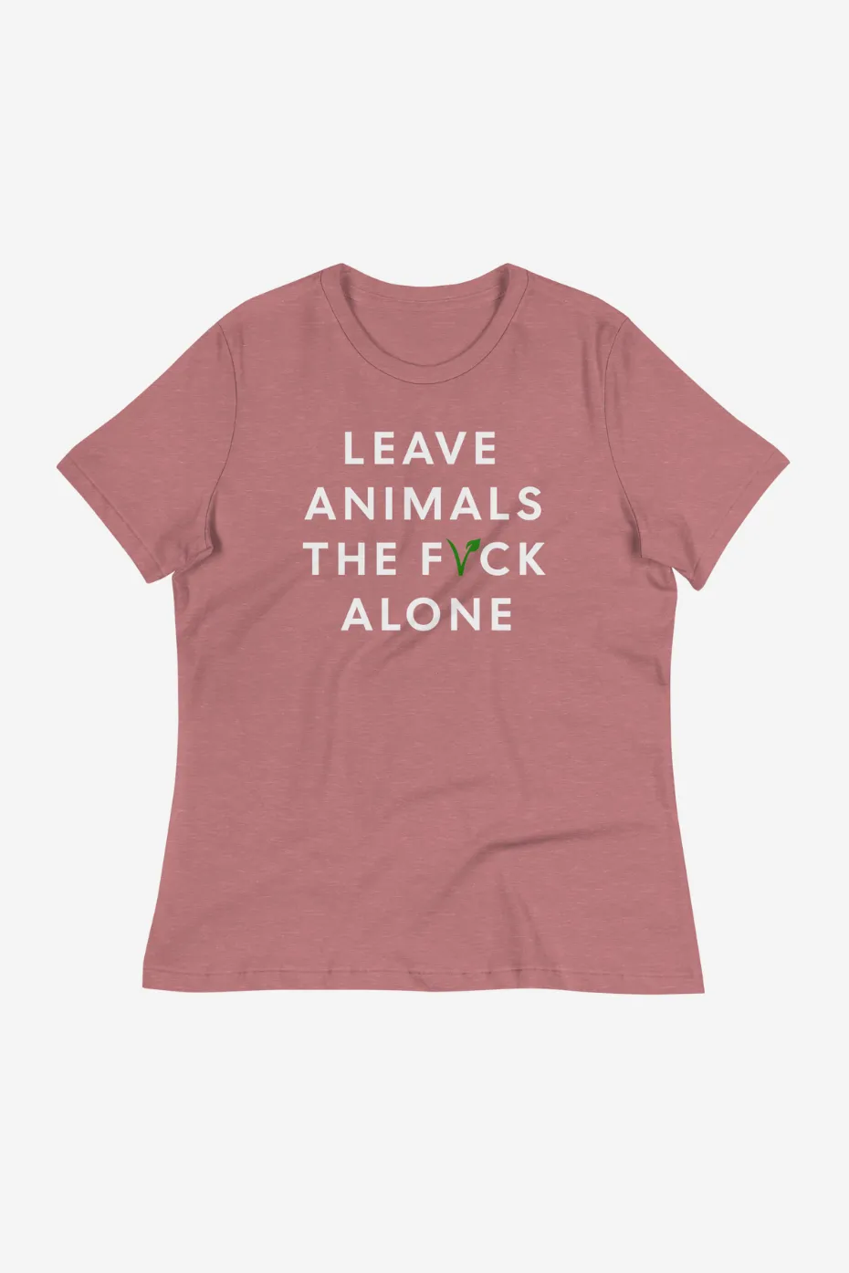 Leave Animals Alone Women's Relaxed T-Shirt