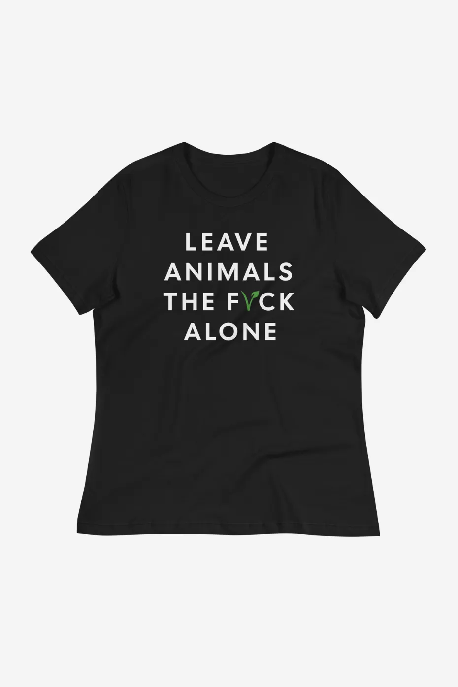 Leave Animals Alone Women's Relaxed T-Shirt