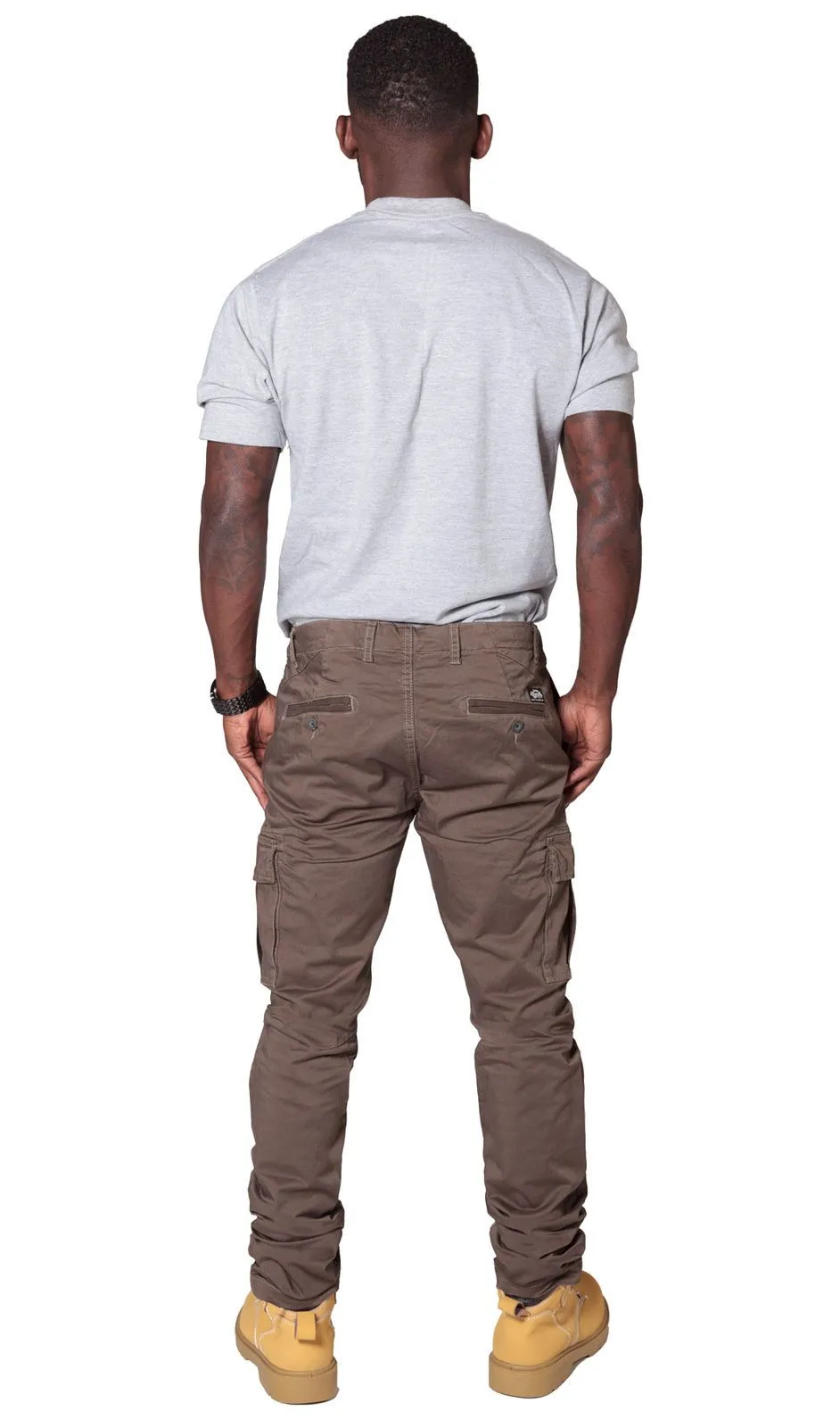 Men’s Cargo Trousers - Brown