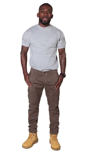 Men’s Cargo Trousers - Brown