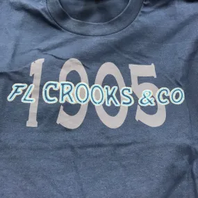 Men's FL Crooks & Co. | Clarion Vintage Tee | Blue