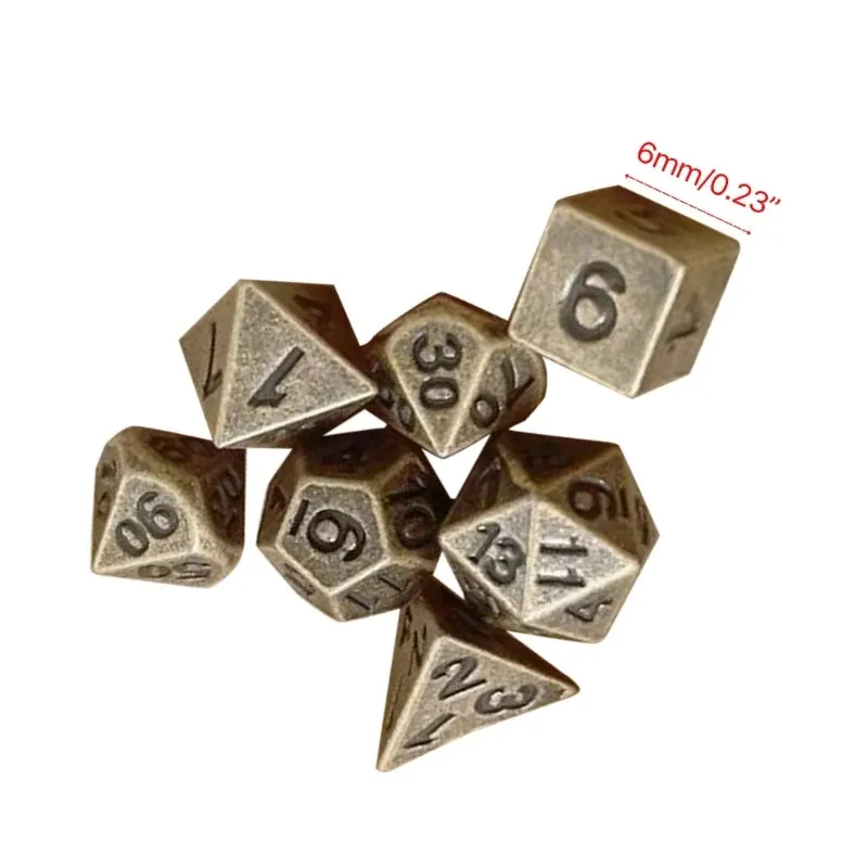 Metal Mini Polyhedral Dice Sets