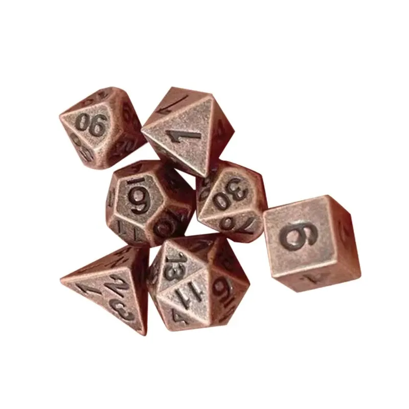 Metal Mini Polyhedral Dice Sets