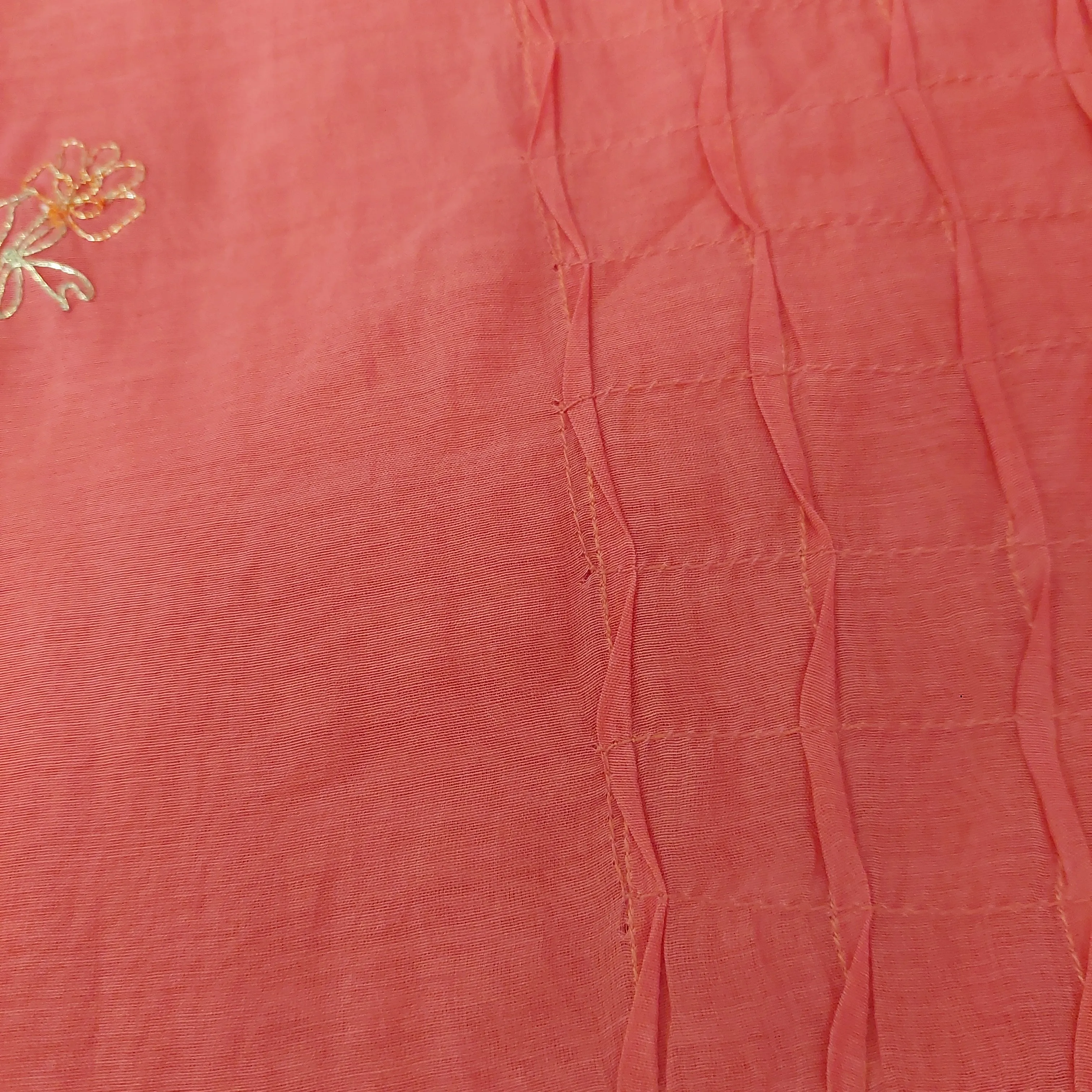 Miraka by Misha Lakhani Coral Embroidered Kurta | Pre Loved |