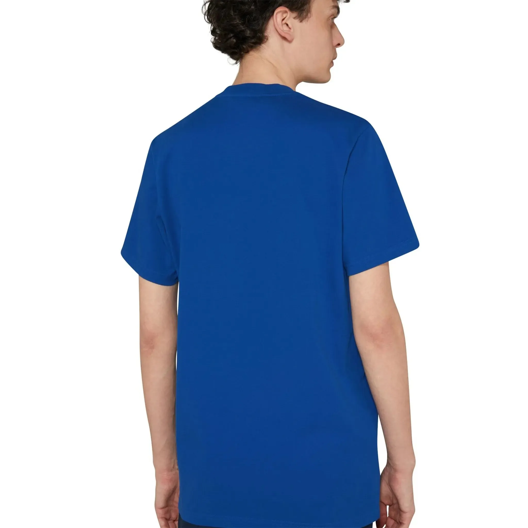 Moncler SN44 Patched Logo Short Sleeve Blue T Shirt