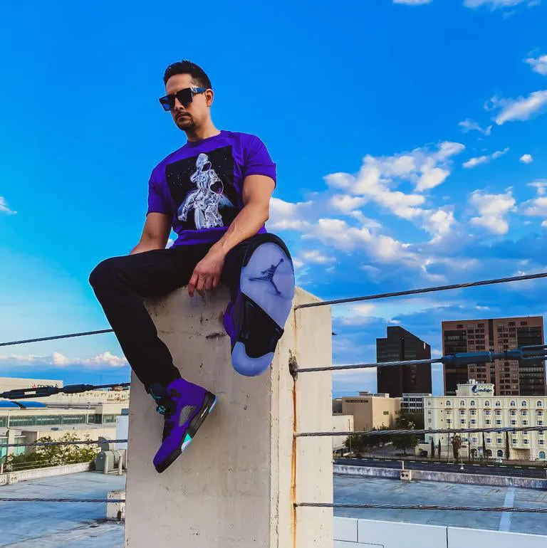 Moonman Dunk - Purple T-Shirt