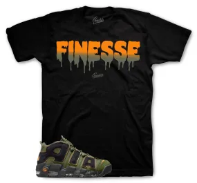 More Uptempo 96 Cargo Khaki Finesse Shirt