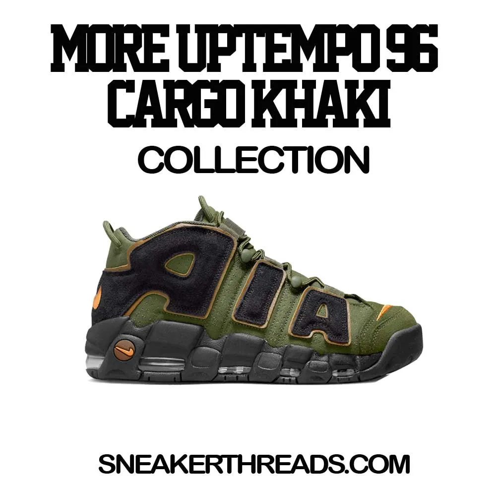 More Uptempo 96 Cargo Khaki ST Drip Shirt