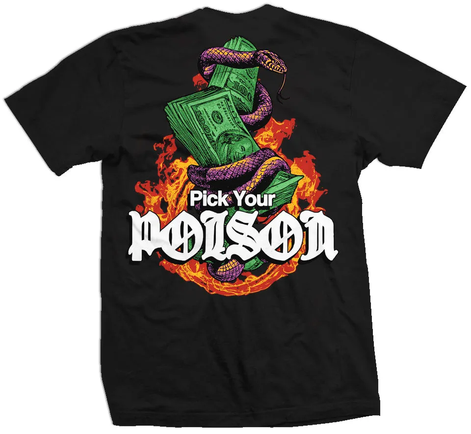 Pick Your Poison - Black T-Shirt