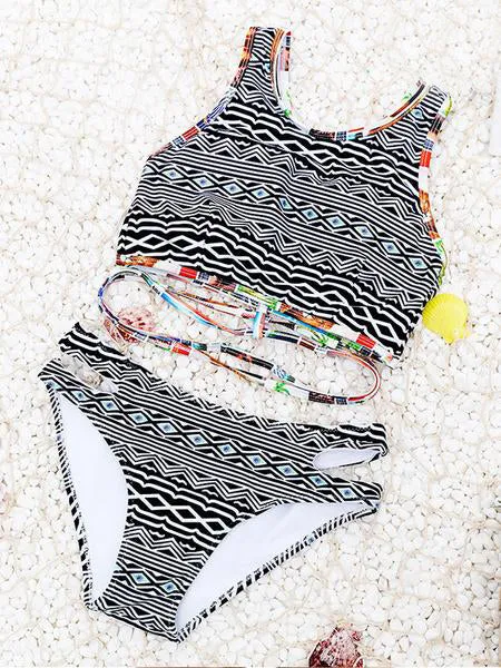 Printed Reversible Bikini Sets