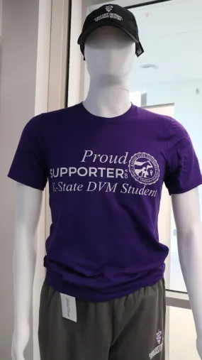 Proud Supporter Bella canvas T-Shirt Purple NEW