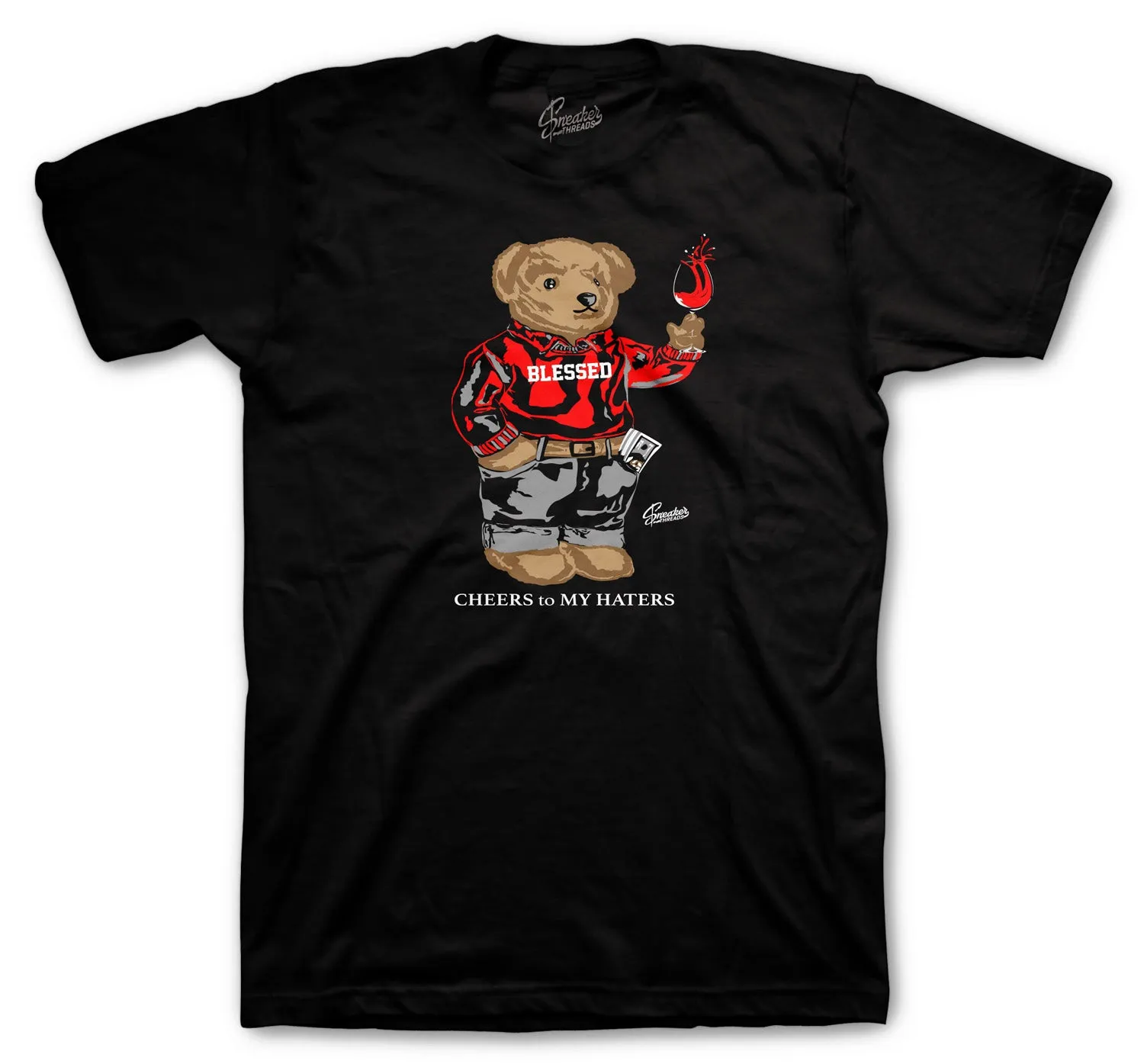 Retro 11 Bred Cheers Bear Shirt