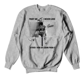 Retro 11 Cool Grey Sweater - Trust Me - Black