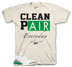 Retro 3 Lucky Green Clean Pair Shirt