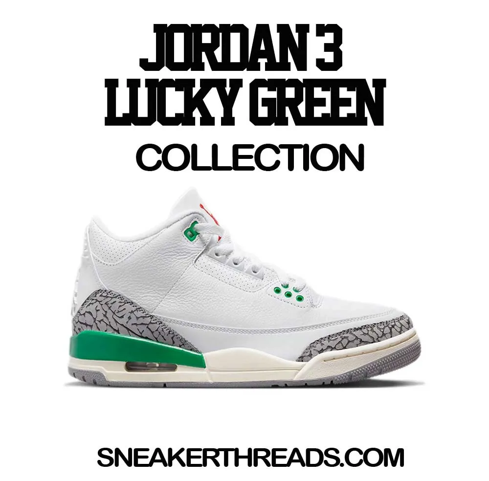 Retro 3 Lucky Green Clean Pair Shirt