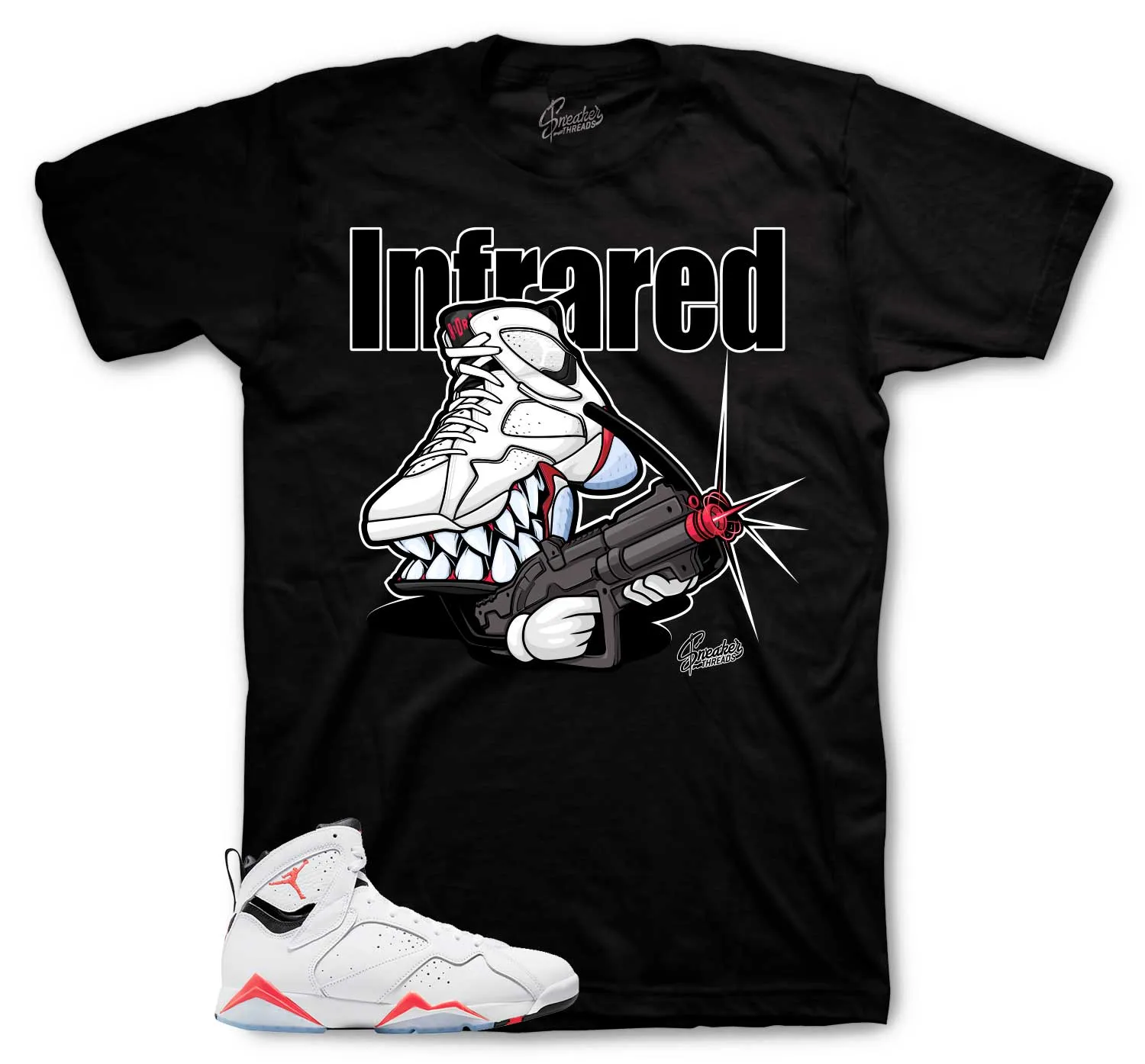 Retro 7 Infrared Fly kicks Shirt