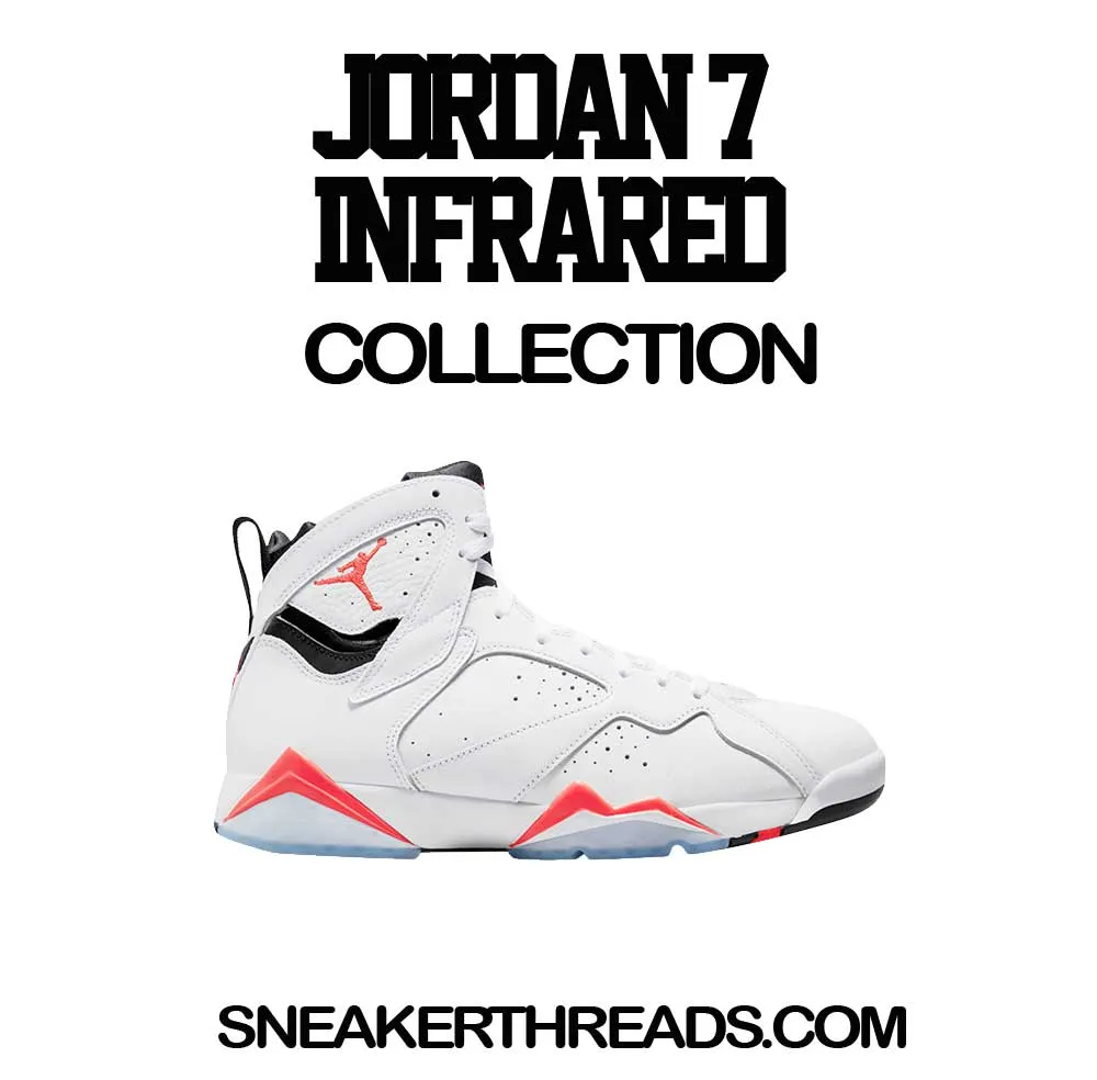 Retro 7 Infrared Shirt - Finesse - White