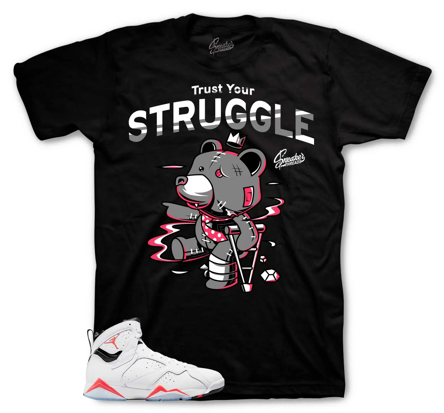 Retro 7 Infrared Trust Your Struggle Shirt