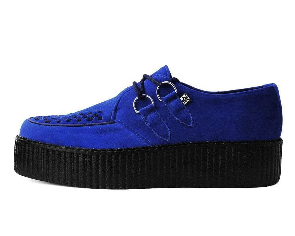 Royal Blue Velvet Viva Mondo Creeper