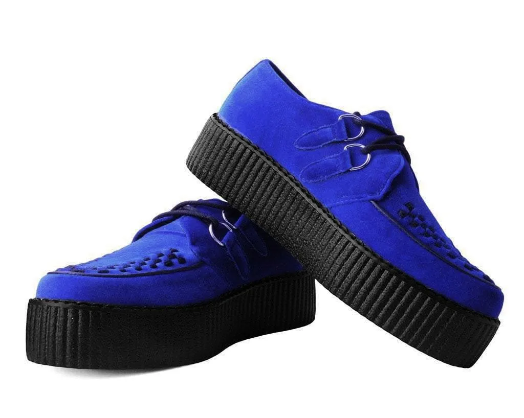 Royal Blue Velvet Viva Mondo Creeper