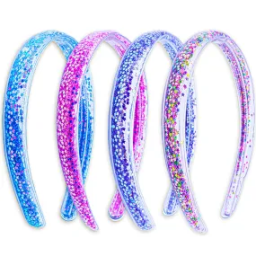 Shaker Glitter Headbands - 4 Pack