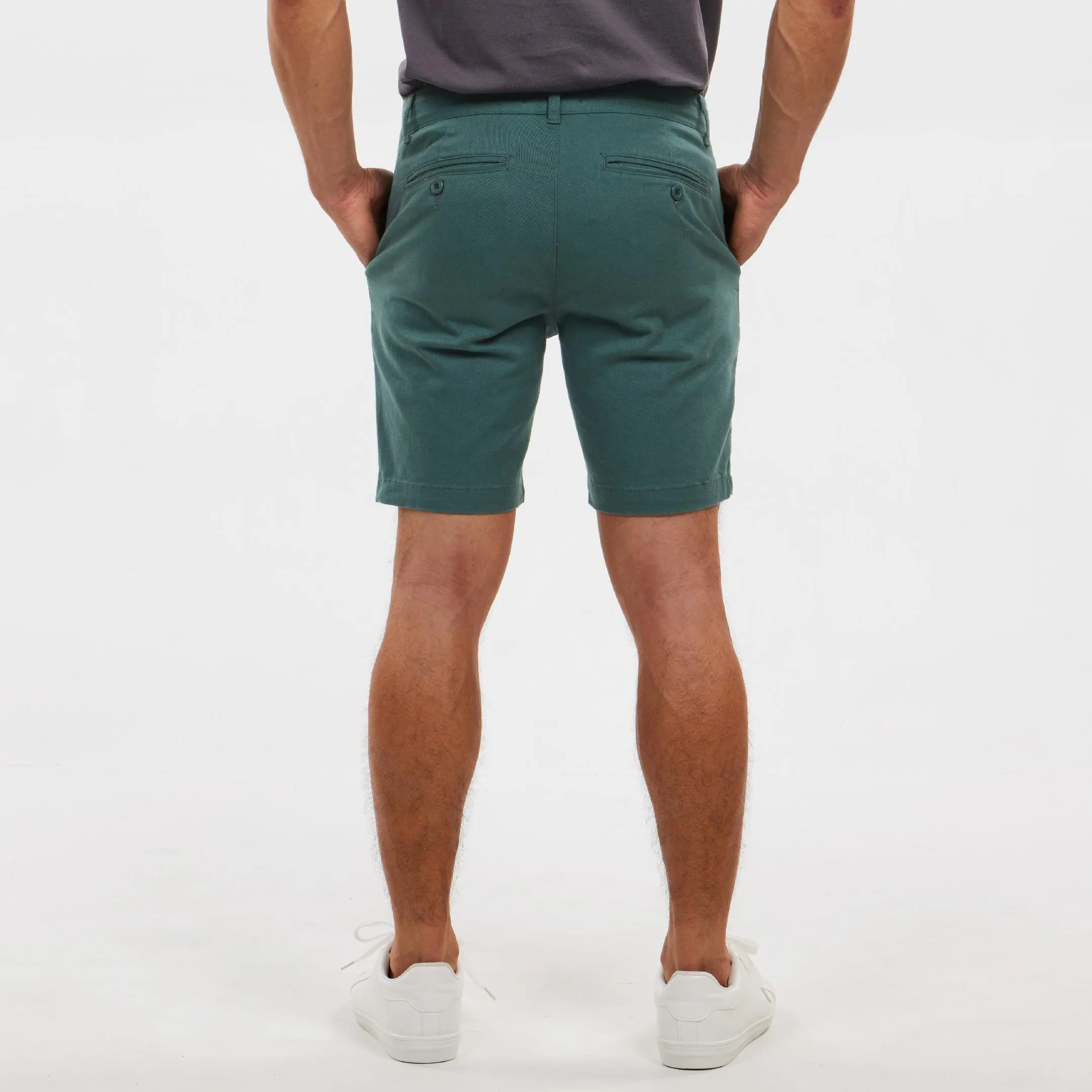 Silver Pine Lightweight Stretch Chino Short