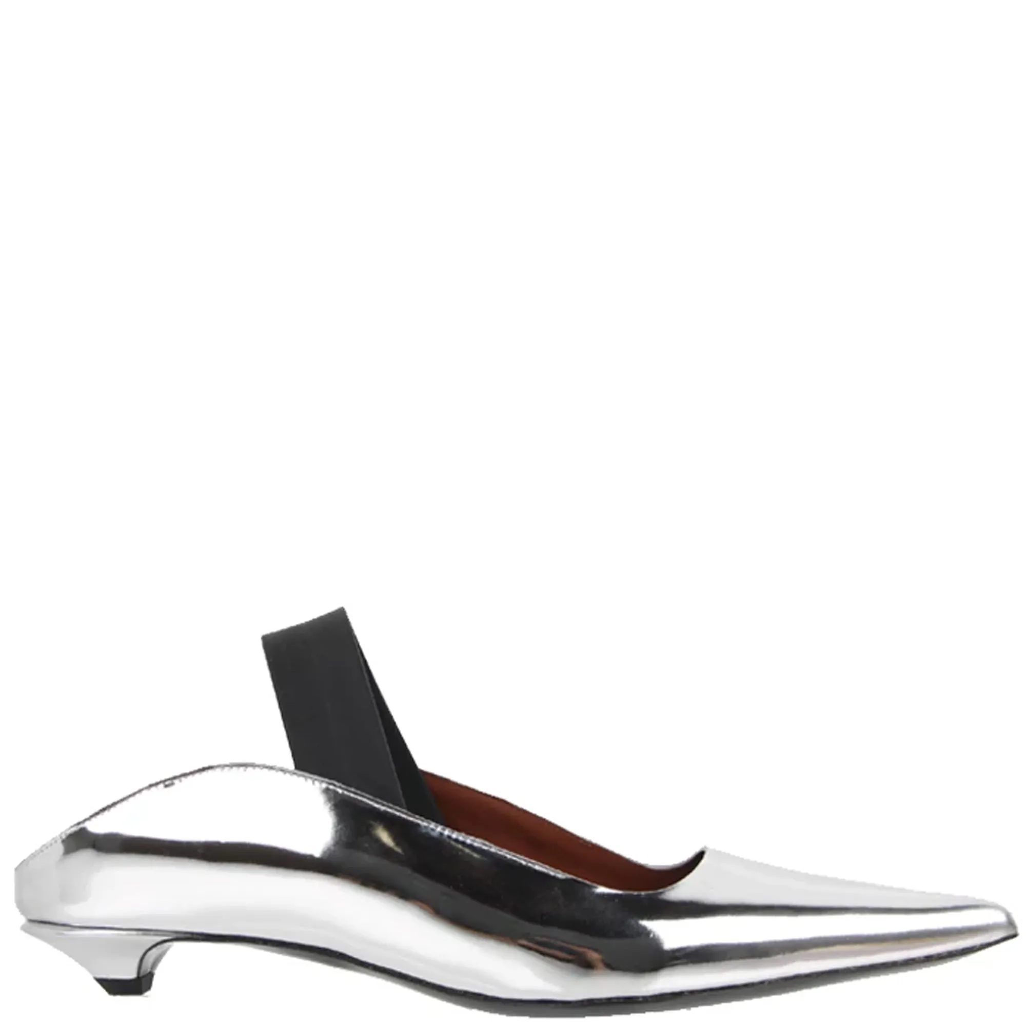 Slingback Wave Pump Nappa, Silver